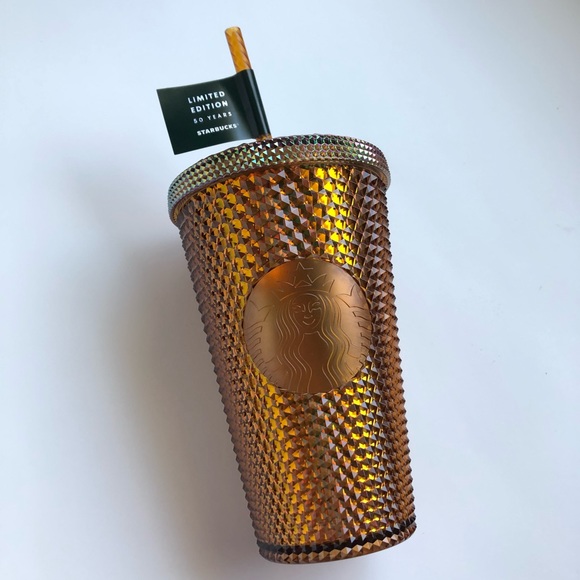 Starbucks 50th Anniversary Honeycomb Bling Tumbler